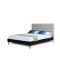 Manhattan Comfort Schwamm Queen Bed in Light Grey BD004-QN-LG